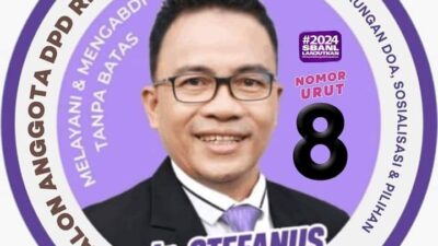 Calon Anggota DPD-RI Ir.Stefanus B.A.N.Liow MAP Perubahan Baru Rakyat Sulut