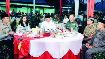 Buka Puasa Bersama di Makodam XIII/Merdeka, Gubernur Apresiasi Peran TNI-Polri