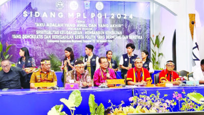 Dihadiri Gubernur Olly Dondokambey, Sidang MPL PGI 2024 Mentawai Bahas Isu Politik Bermoral dan Beretika