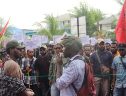 Demo Mahasiswa Papua di Sulut Desak Komnas HAM RI Investigasi Kasus Penganiayaan di Puncak Papua Bersamaan dengan Kunjungan Wapres di SULUT