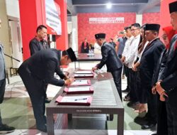 Pelantikan Dan Pengambilan Sumpah Pejabat Struktural PERUMDA Pasar Manado