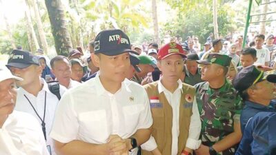 AHY Pastikan Bolsel Layak Jadi Tempat Relokasi Korban Erupsi Gunung Ruang di Kabupaten Sitaro