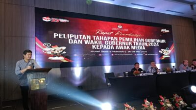 Biaya Pilkada se-Sulut Capai Rp400 Miliar, KPU Sulut Ajak Pers Wujudkan Demokrasi Substansial