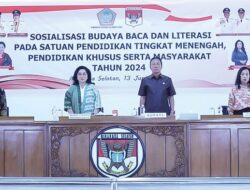 Sosialisasi Budaya Baca, Bunda Literasi Sulut Rita Tamuntuan Komitmen Wujudkan Masyarakat Berkualitas