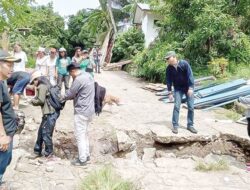 Likuifaksi Terjang Mitra; Rumah Warga hingga Jalan Rusak, Sejumlah Masyarakat Mengungsi