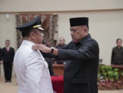 Gubernur Lantik Pj Wali Kota Kotamobagu Abdullah Mokoginta