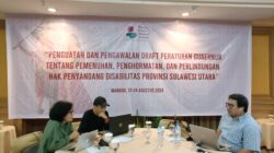 Organisasi Disabilitas Sulut Dorong Pengesahan Pergub Segera Dirampungkan