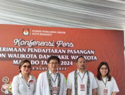 AARS Resmi Mendaftar di KPU Manado, Makin Mulus Perjalanan, Arus Dukungan Terus Membludak, Tumpah Ruah di Jalan