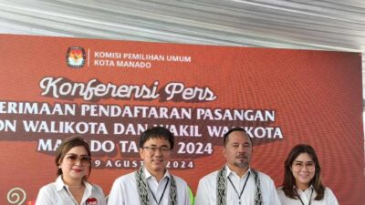 AARS Resmi Mendaftar di KPU Manado, Makin Mulus Perjalanan, Arus Dukungan Terus Membludak, Tumpah Ruah di Jalan