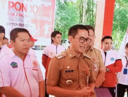 Bupati Joune Ganda Lepas 22 atlet PON Aceh-Sumut