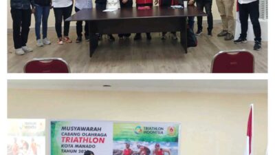 Gebrakan Jaune Pungus di Manado! Triathlon Naik Kelas, Maikel Damopoli Siap Bawa ke Panggung Nasional