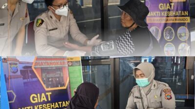 RS Bhayangkara Manado Tunjukkan Aksi Humanis Lewat Bakti Kesehatan