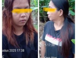 Dua Wanita Terduga Pencuri Pisang Tertangkap Tangan di Bengkol Mapanget
