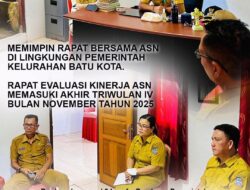 Ruang Evaluasi, Cermin Integritas: Lurah Batu Kota Bobby Efrand Liow Bangun Spirit ASN yang Berjiwa Pelayan