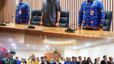 Richard Sualang Lantik Administrator dan Kepala Puskesmas, Tekankan Integritas ASN