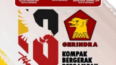 Gerindra Sulut Menegaskan Politik Aksi Nyata, HUT Ke-18 Dirayakan dengan Kerja Sosial dan Konsolidasi Kader